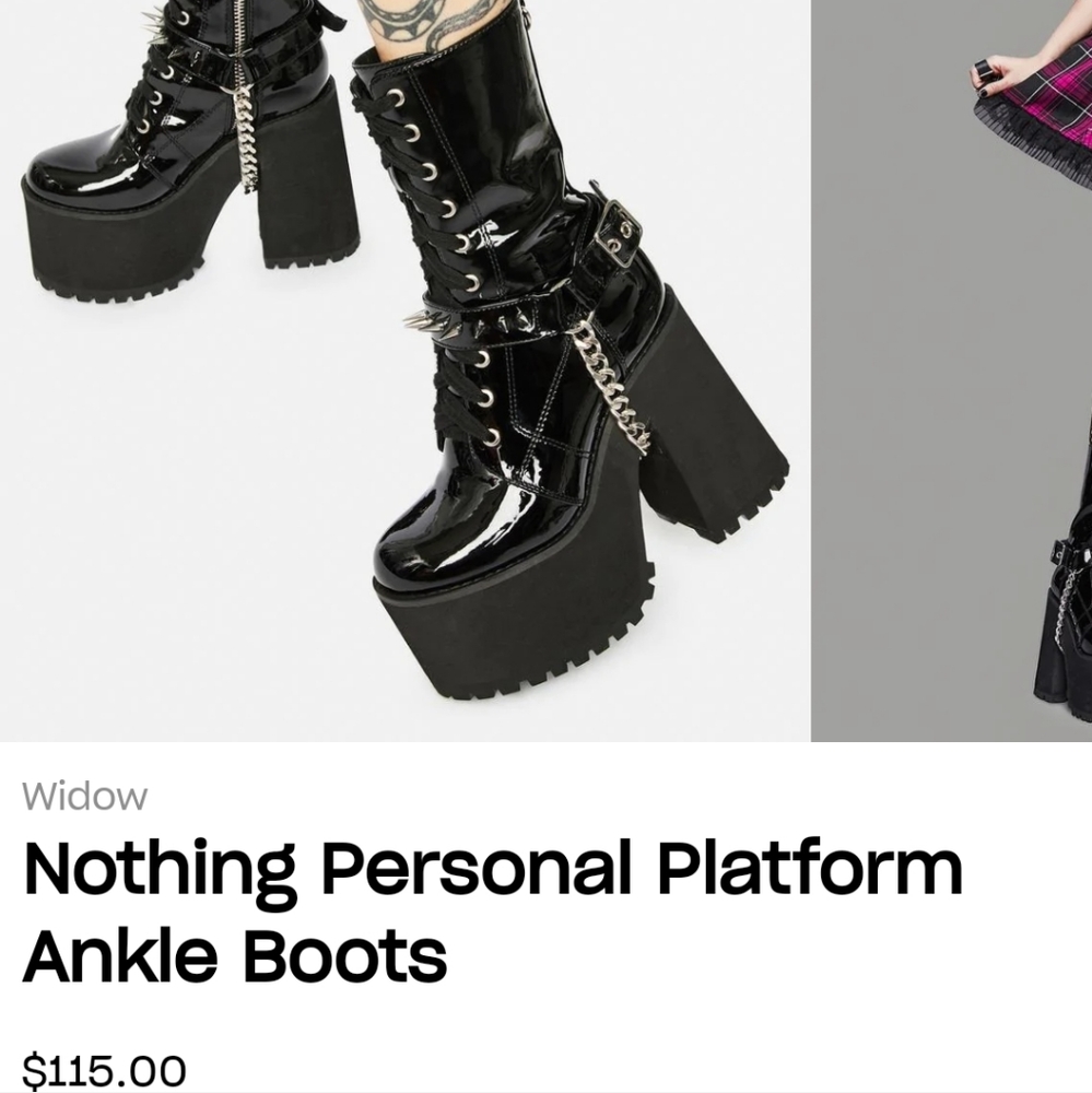Widow Nothing Personal ankle boot